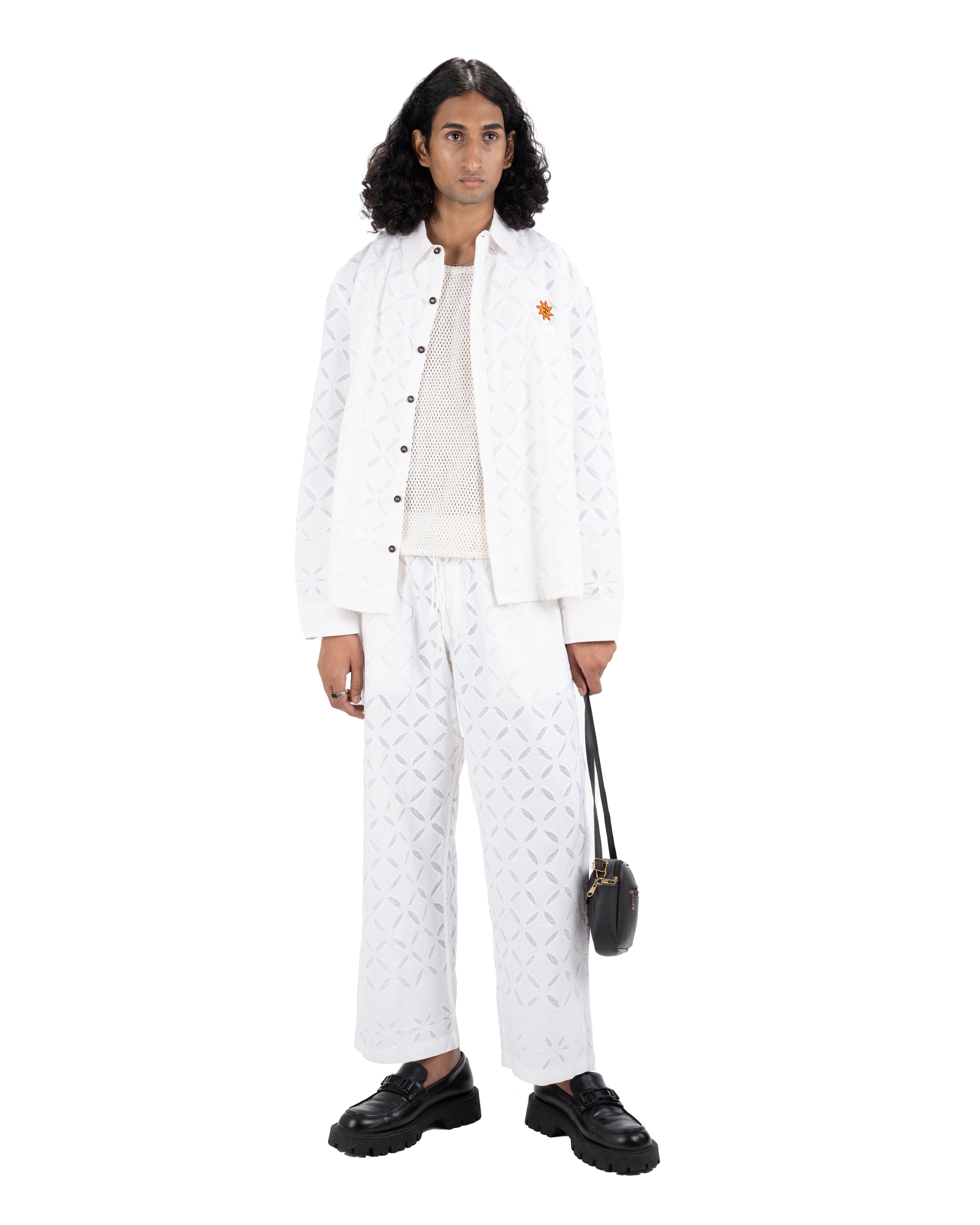 'RILLI' HAND-EMBROIDERED TROUSERS - Hindostan Archive