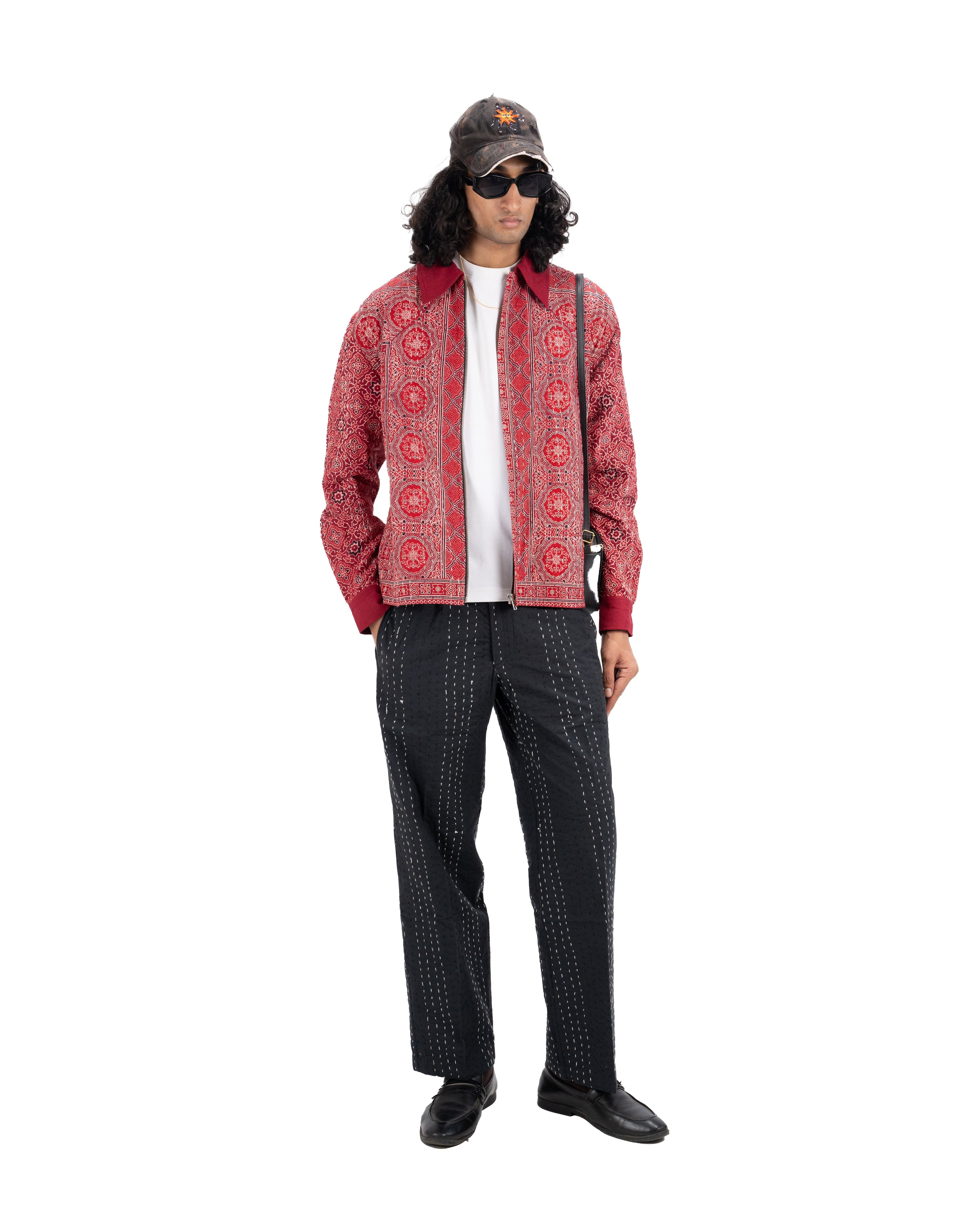 'ANAAR’ AKRAKH KANTHA JACKET - Hindostan Archive