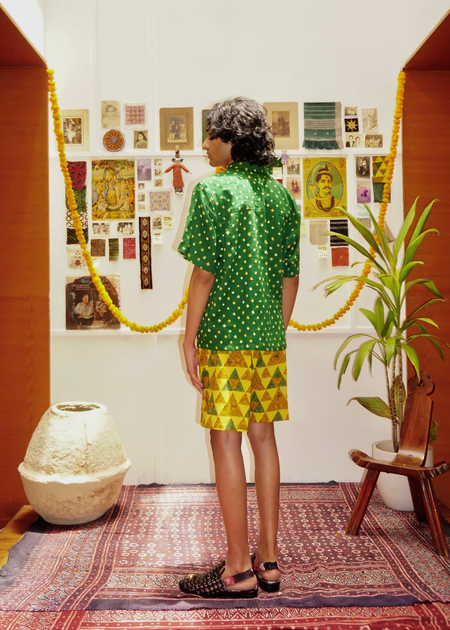 ‘BANDHANI’ GREEN SHIRT