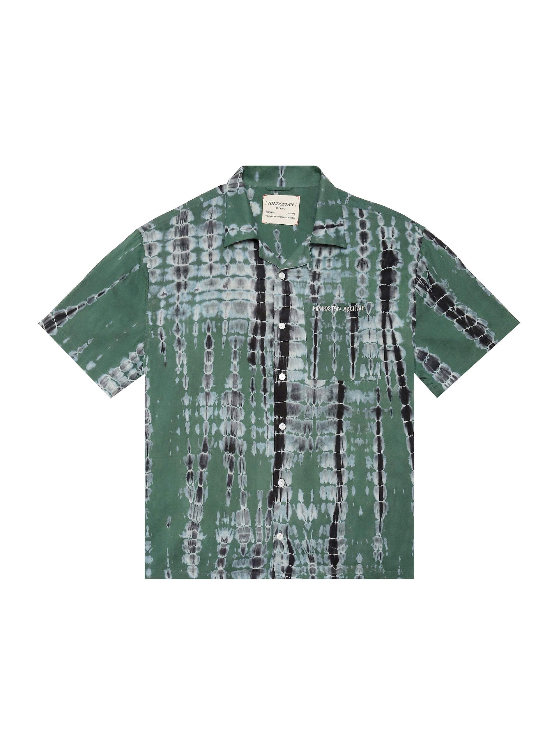 'SARP'SHIBORI TIE-DYED SHIRT