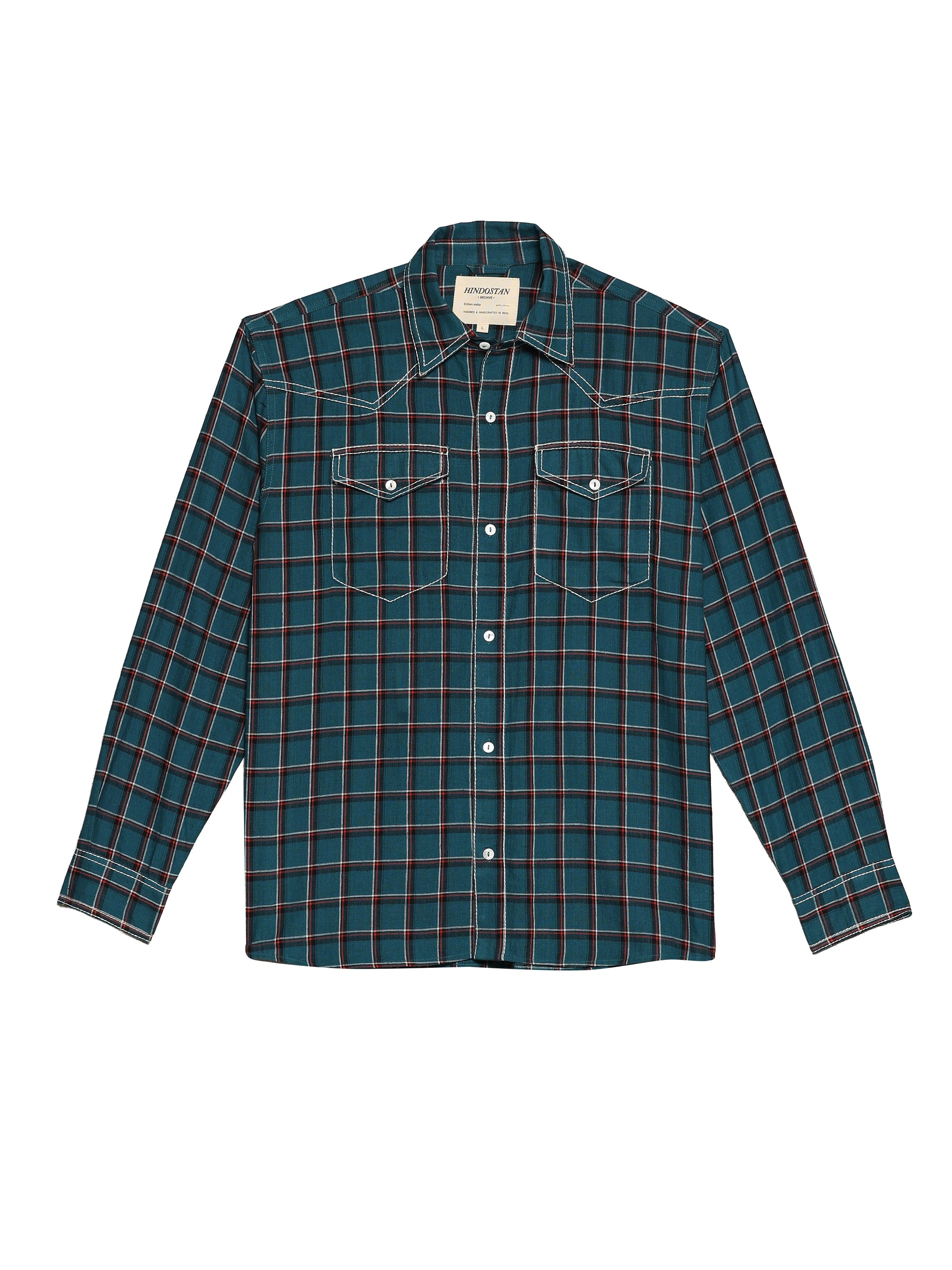 CHECKERED HANDLOOM SHIRT