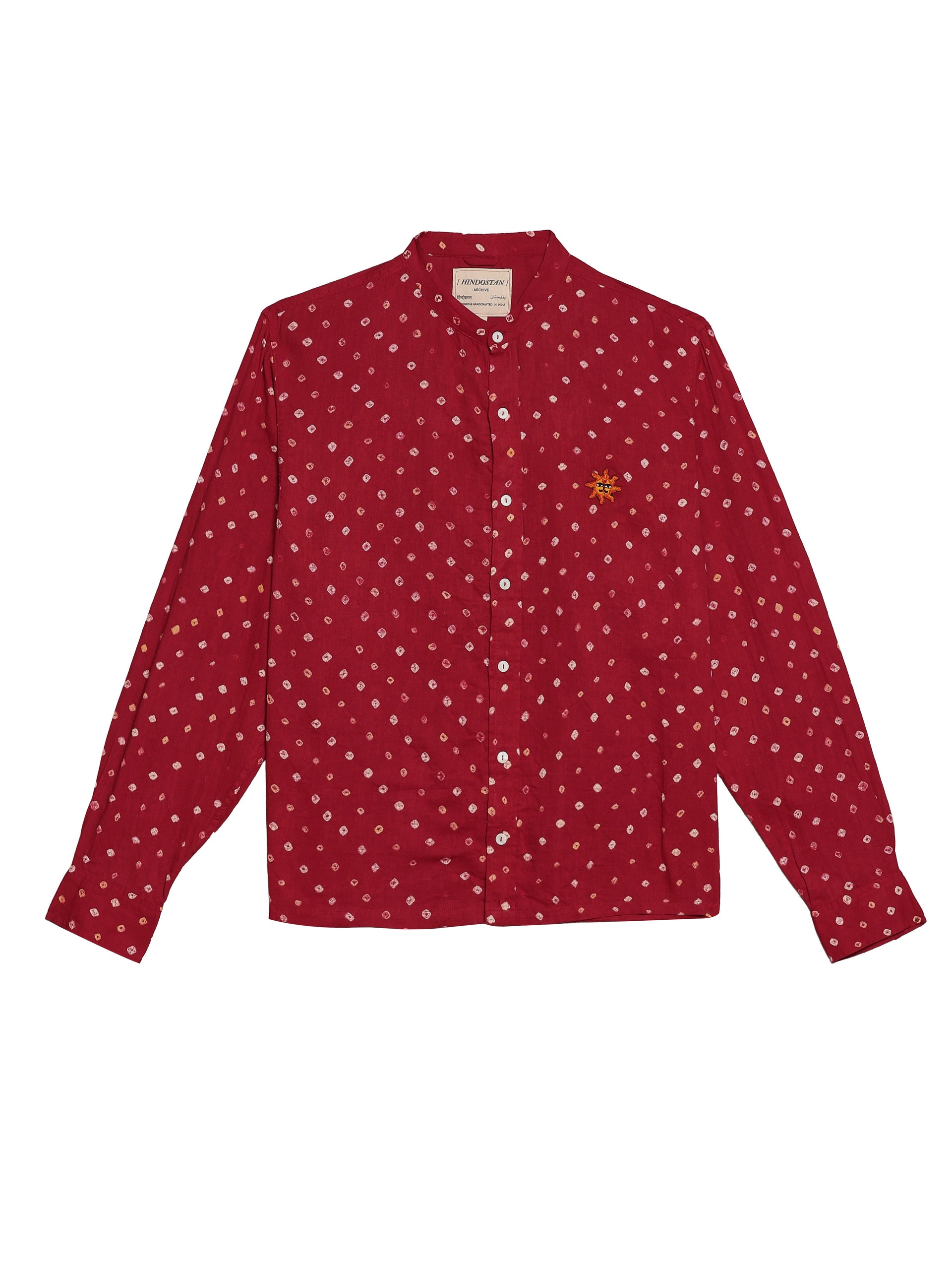 RED BANDHANI SHIRT