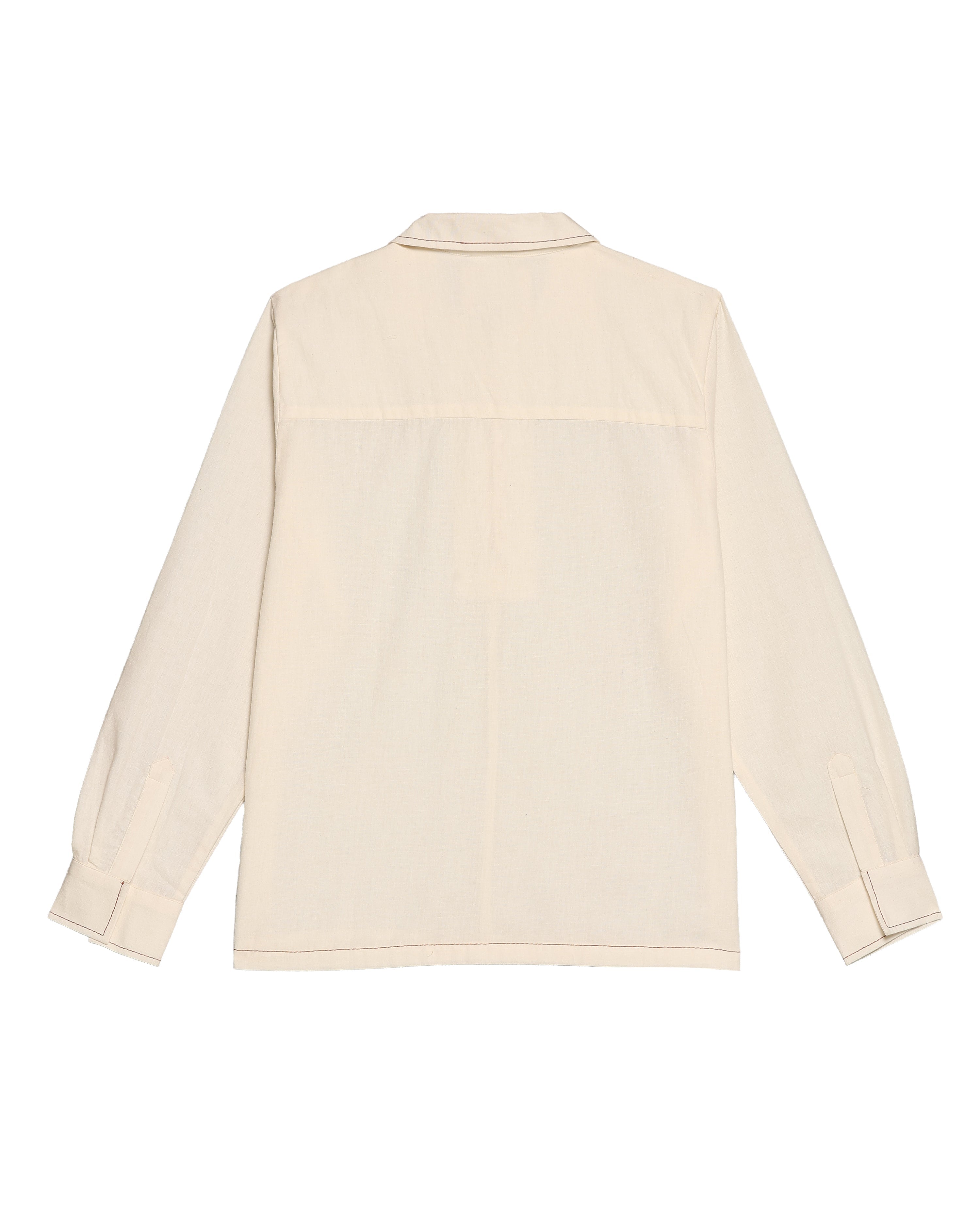 Beige jacket on a white background