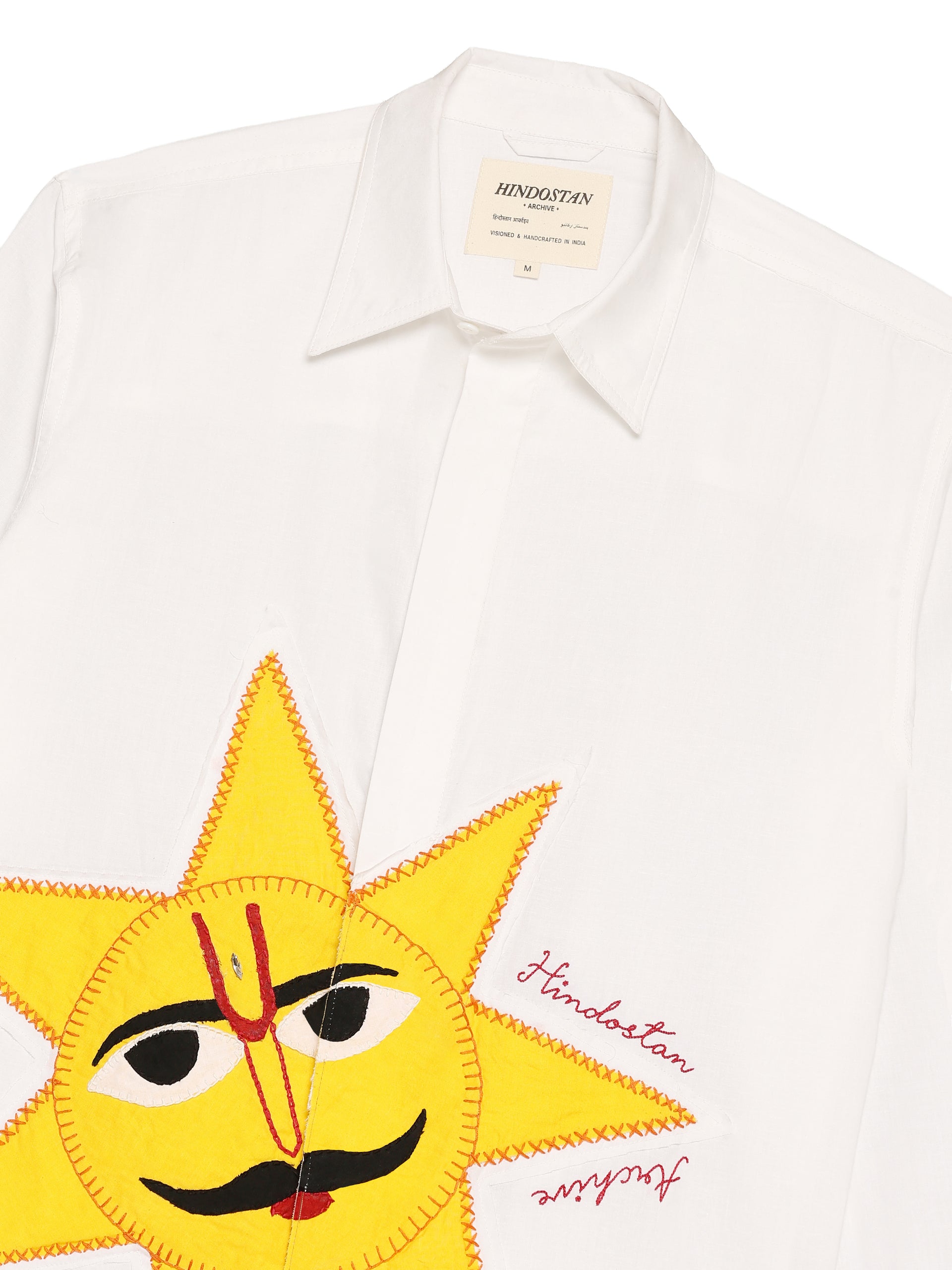 SURYA APPLIQÚE POPLIN SHIRT