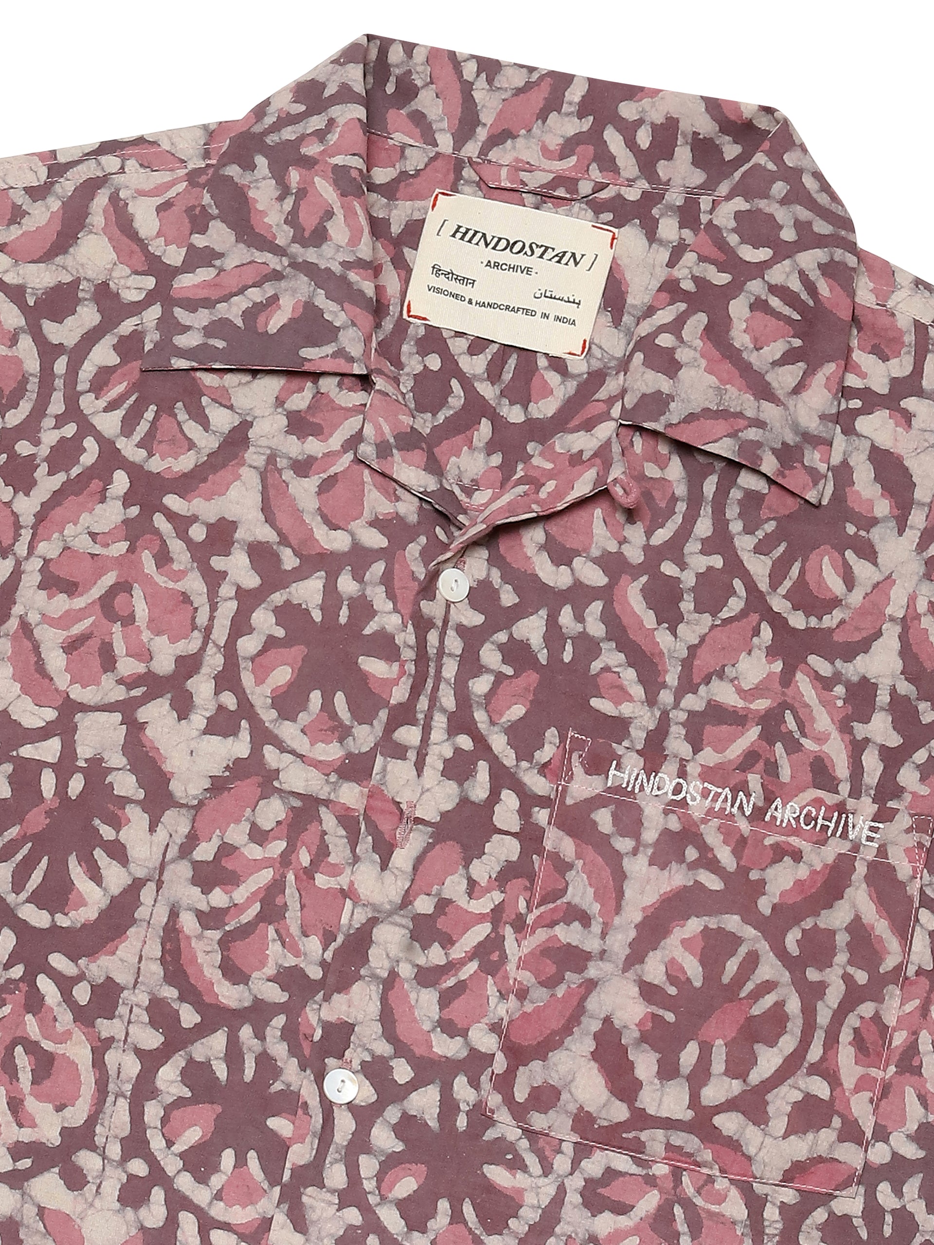'LATA' HANDBLOCKED SHIRT