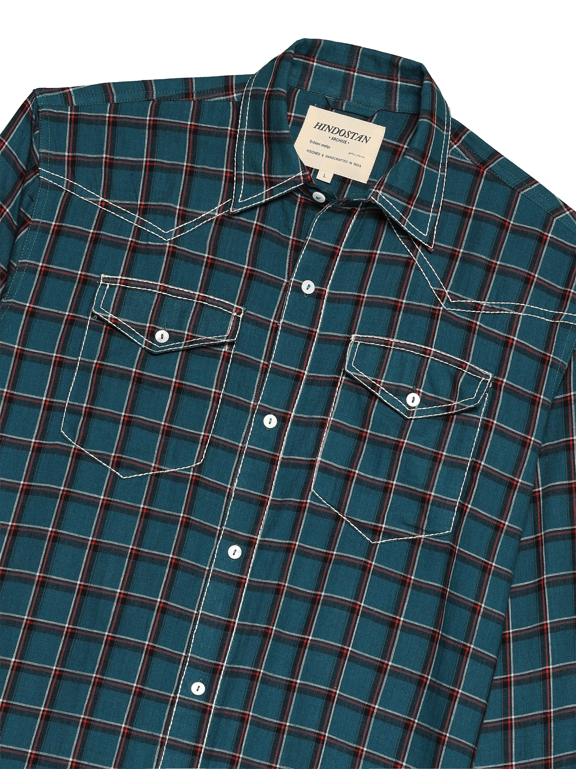 CHECKERED HANDLOOM SHIRT
