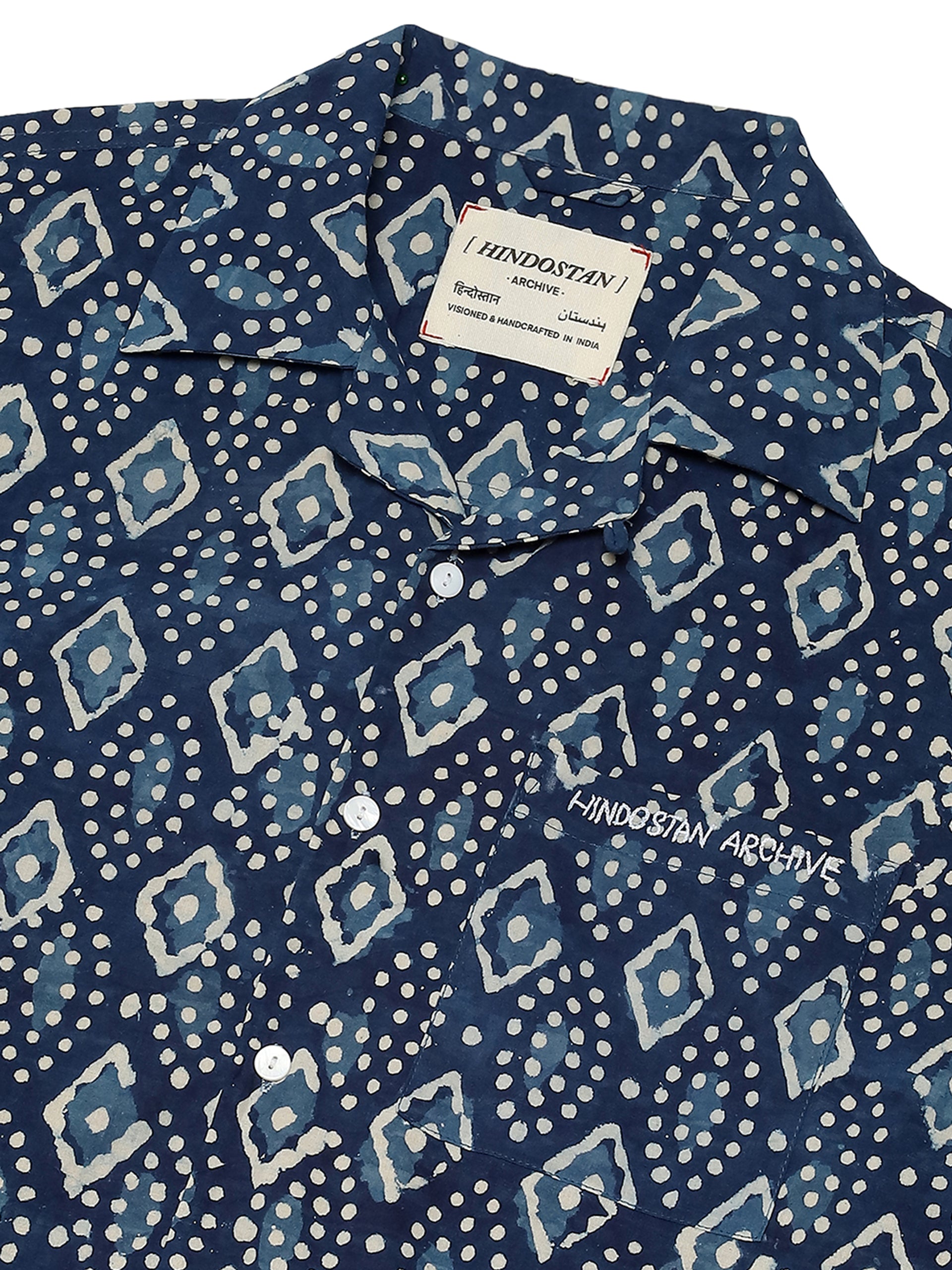 'MOTI' HANDBLOCKED SHIRT