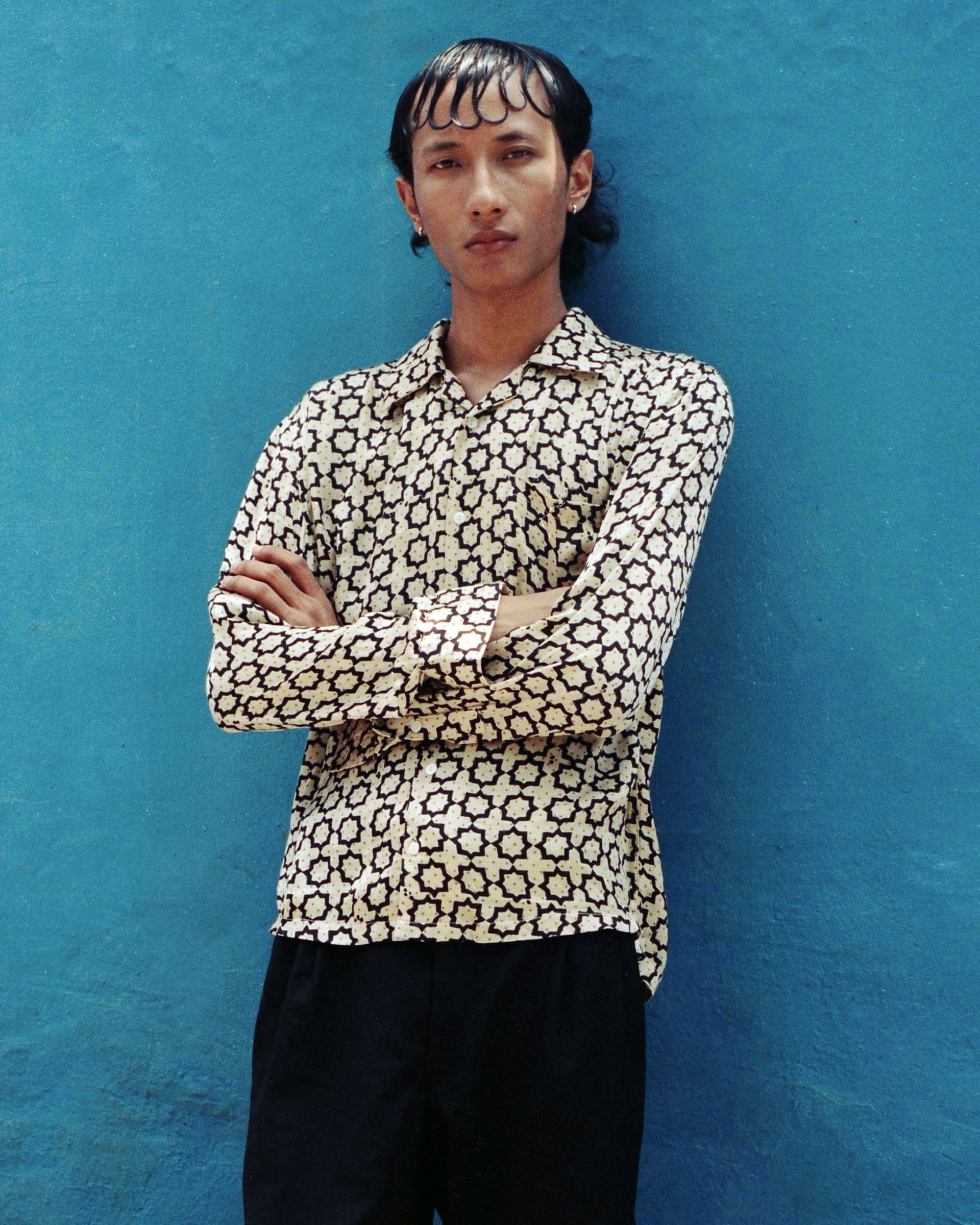 ‘JAALI’ SILK SHIRT