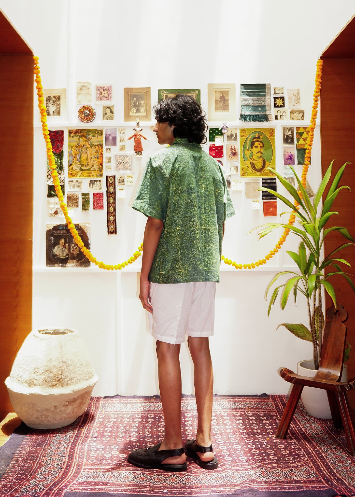 ‘HARIT’ AJRAKH HANDBLOCKED SHIRT