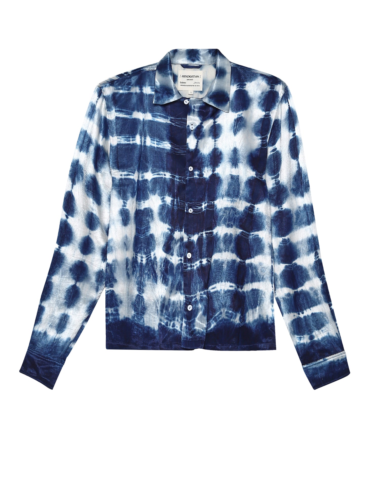 ‘SHIBORI' SILK SHIRT