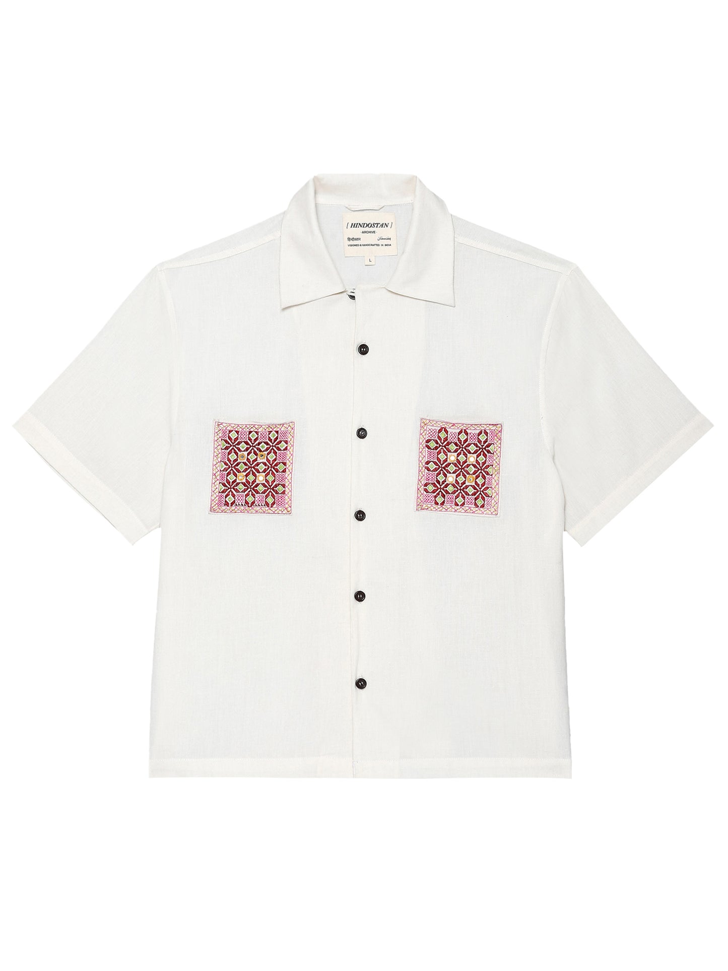 'SUF' KHADI COTTON CAMP SHIRT