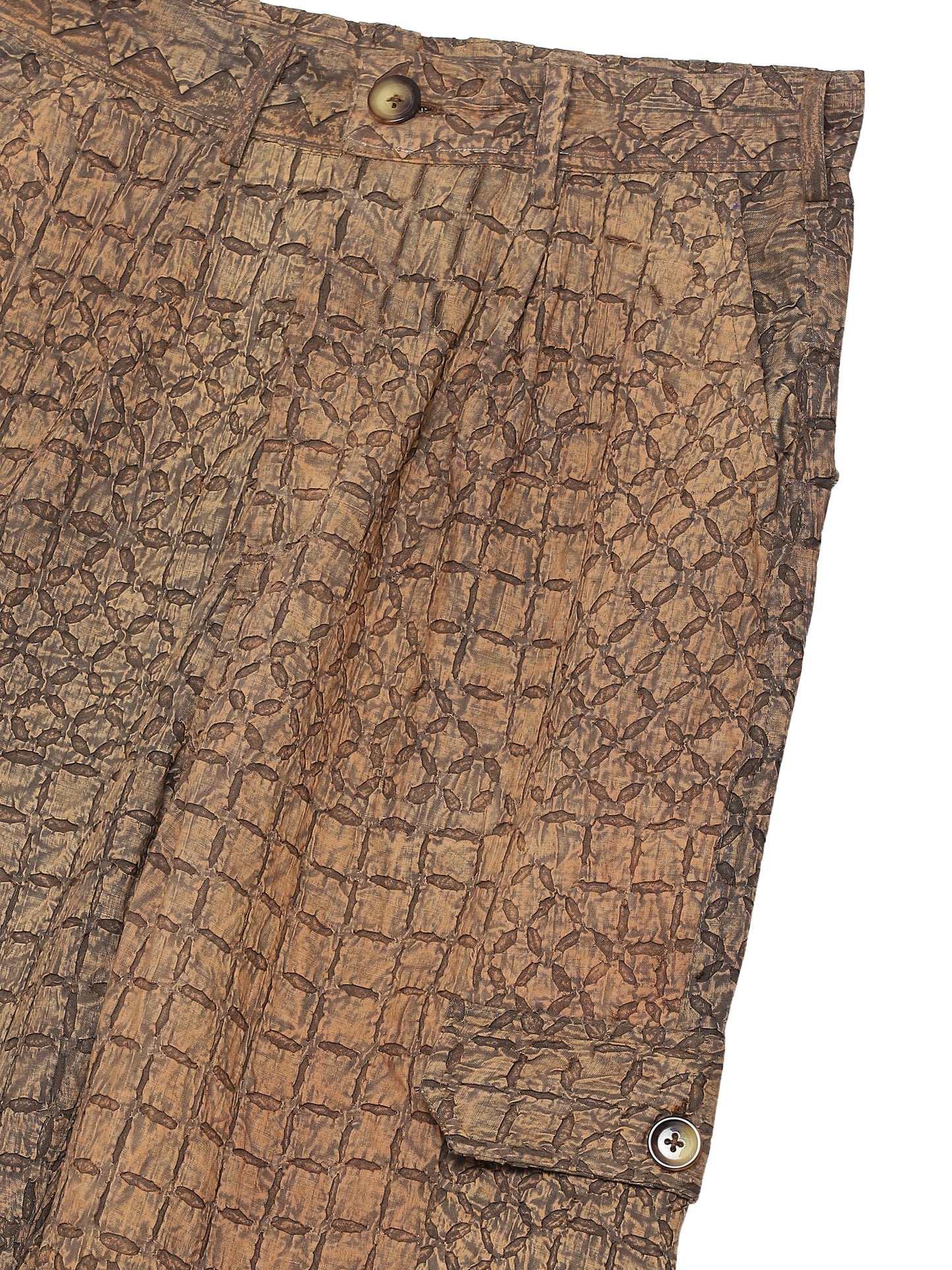 'RILLI' BROWN CARGO TROUSERS