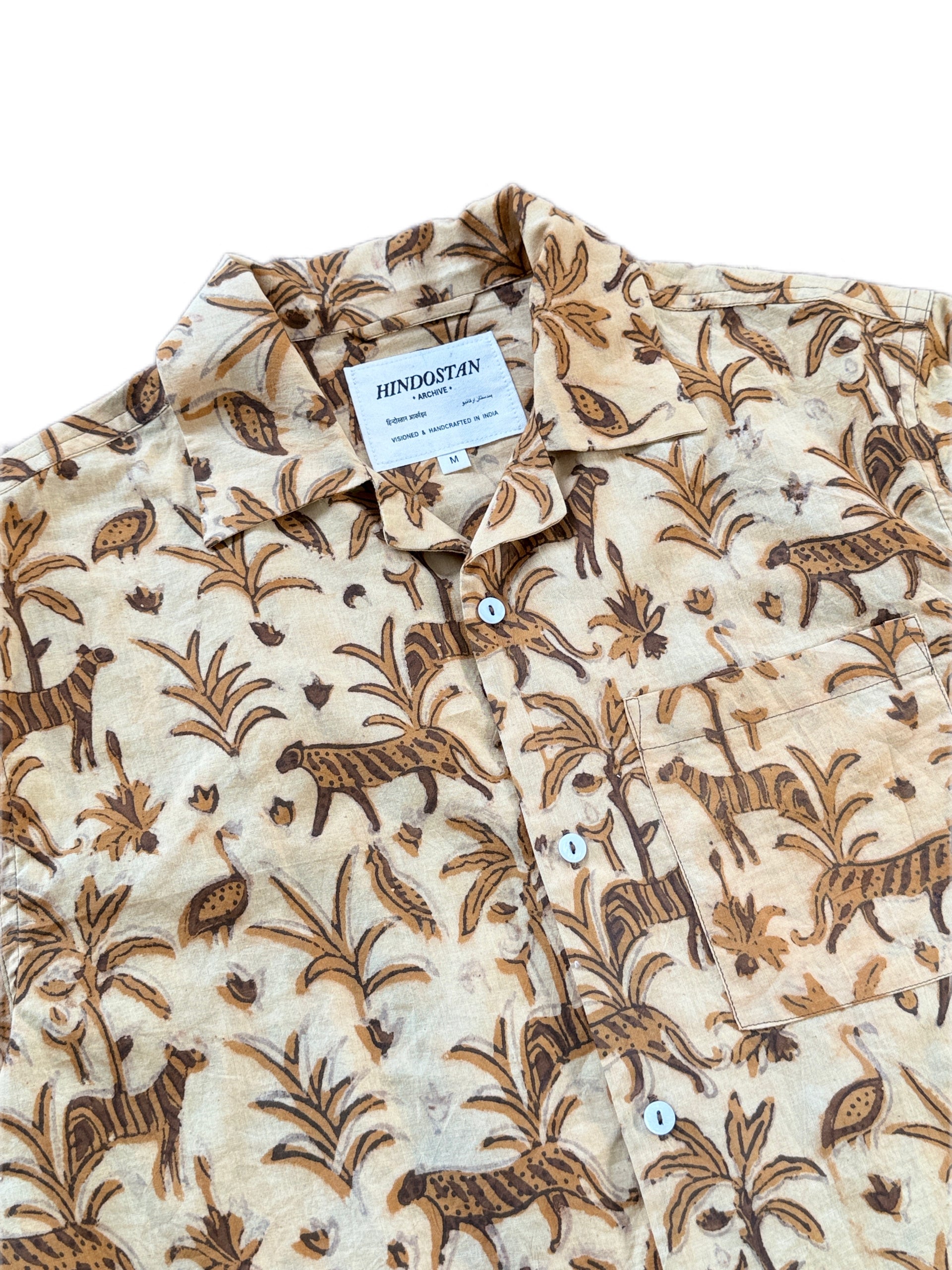 BAAGH AJRAKH CAMP SHIRT