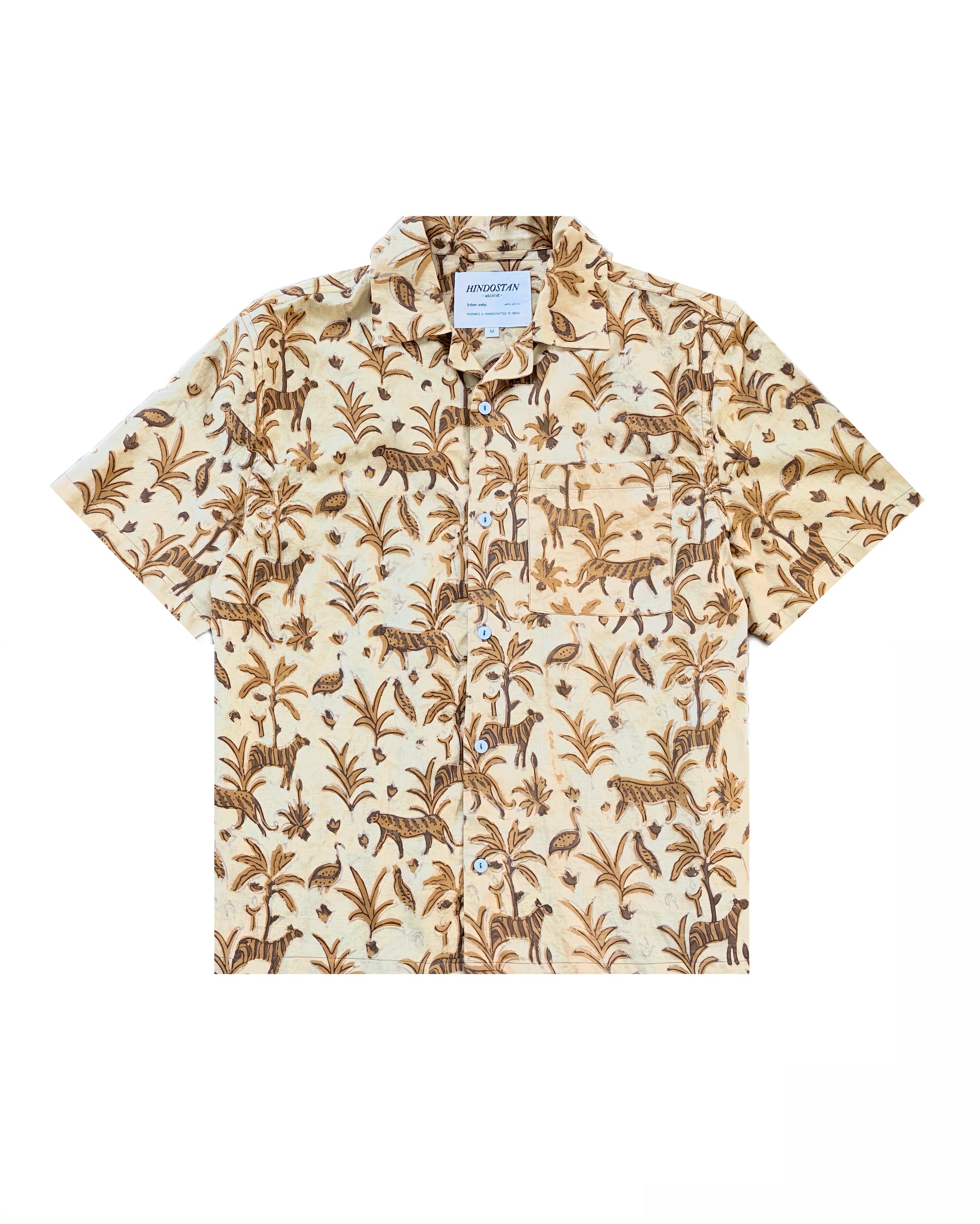 BAAGH AJRAKH CAMP SHIRT