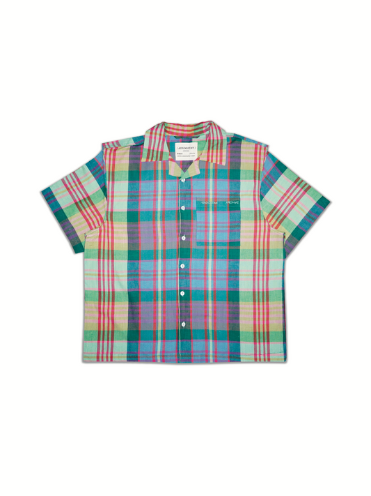 GREEN MADRAS SHIRT