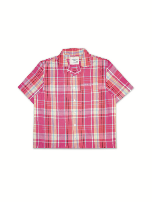 PINK MADRAS SHIRT