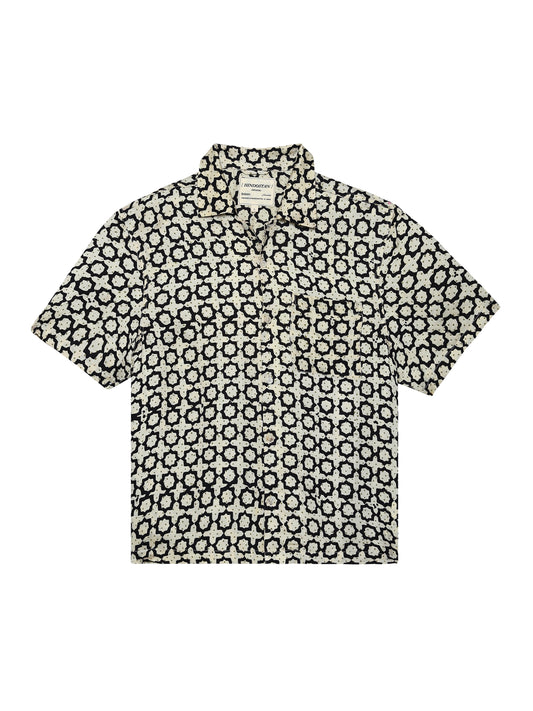 ‘JAALI’ SILK LINEN SHIRT