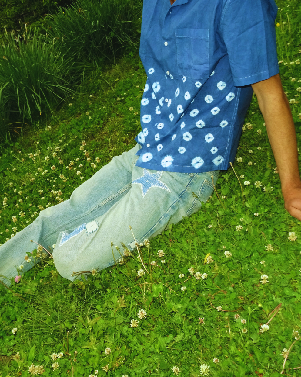 INDIGO BANDHANI SHIRT