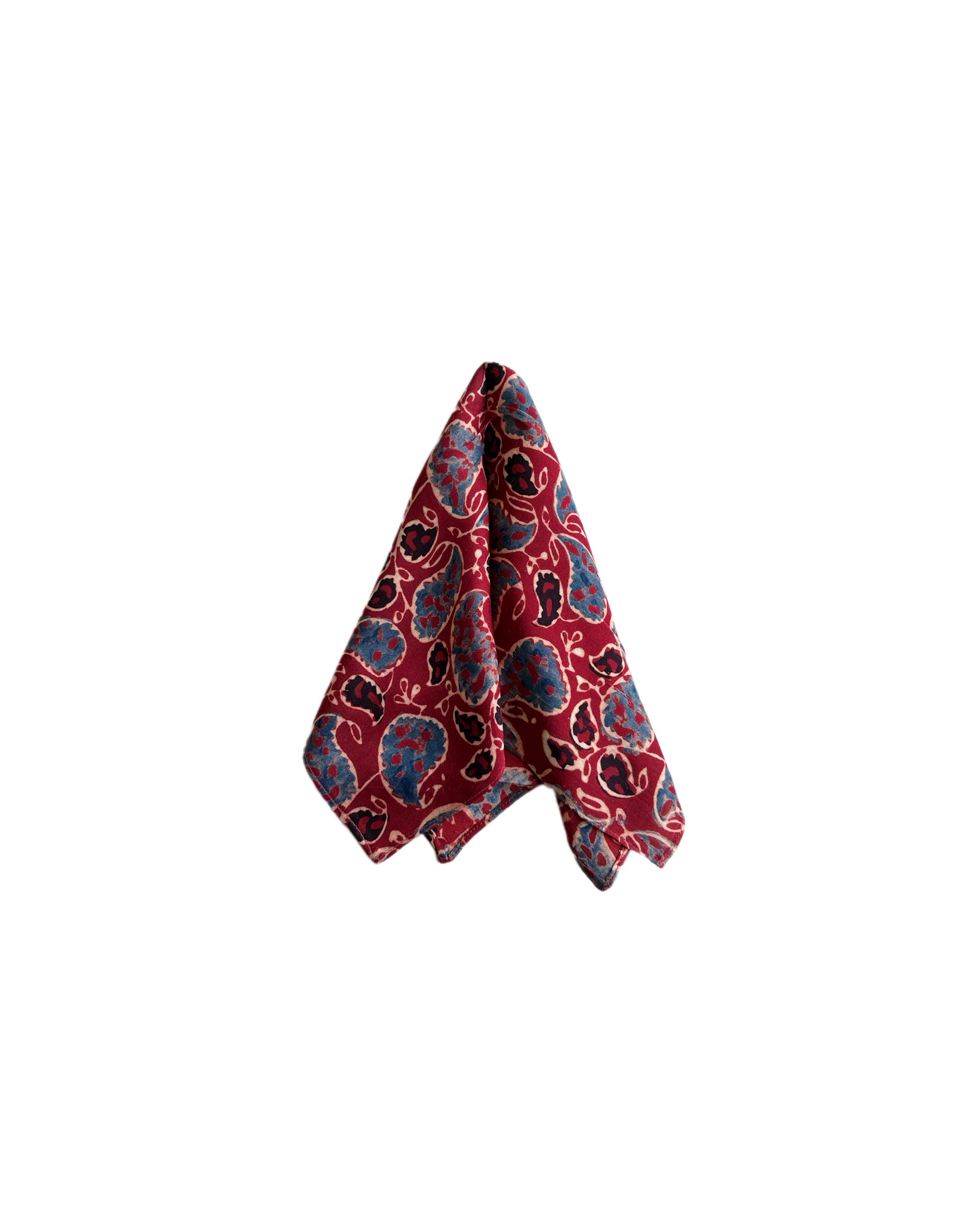 PAISLEY SILK POCKET SQUARE