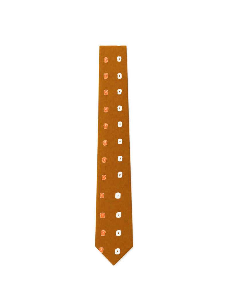 MUSTARD BANDHANI TIE