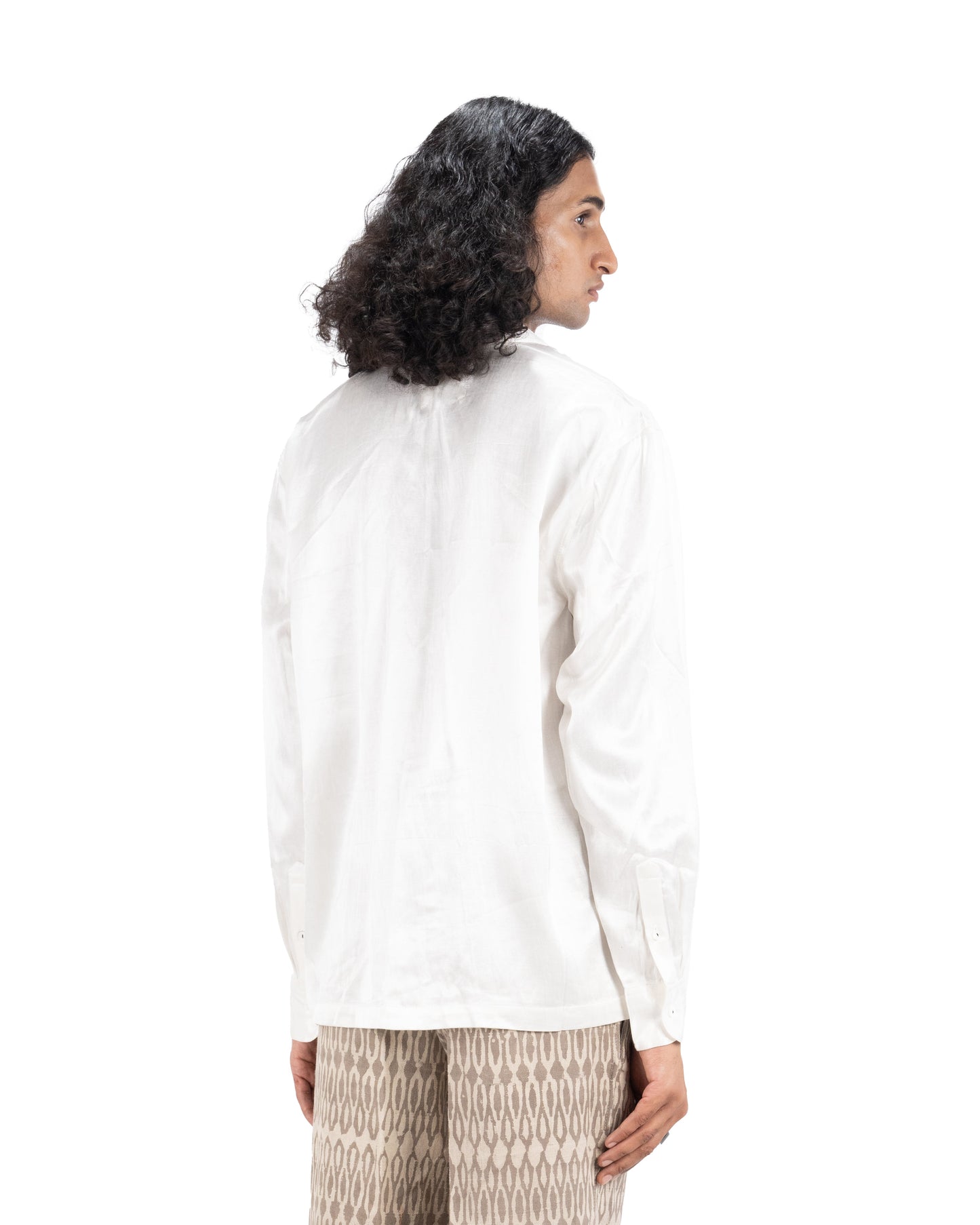 'MASHRU' SILK SHIRT - Hindostan Archive 