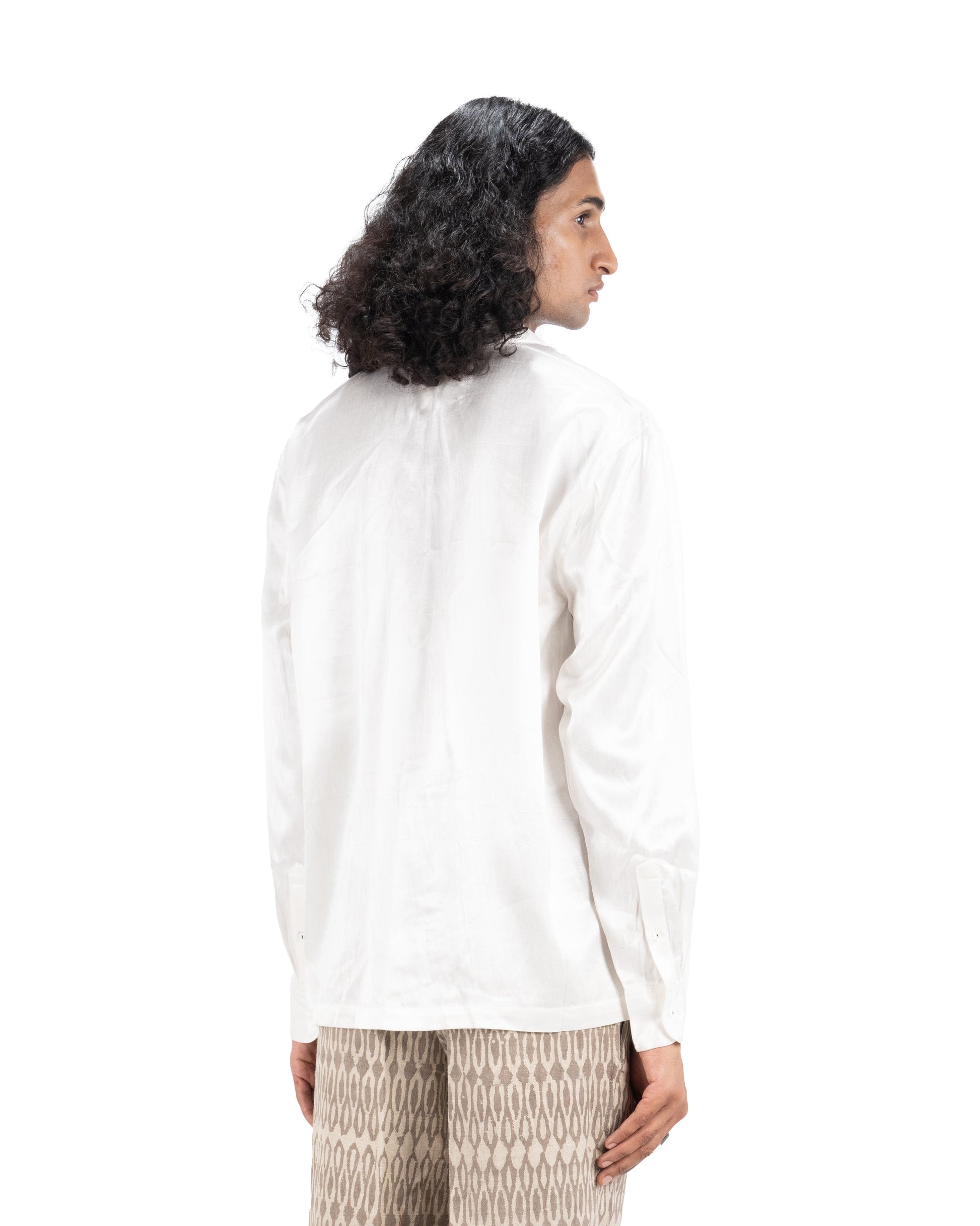 'MASHRU' SILK SHIRT - Hindostan Archive 