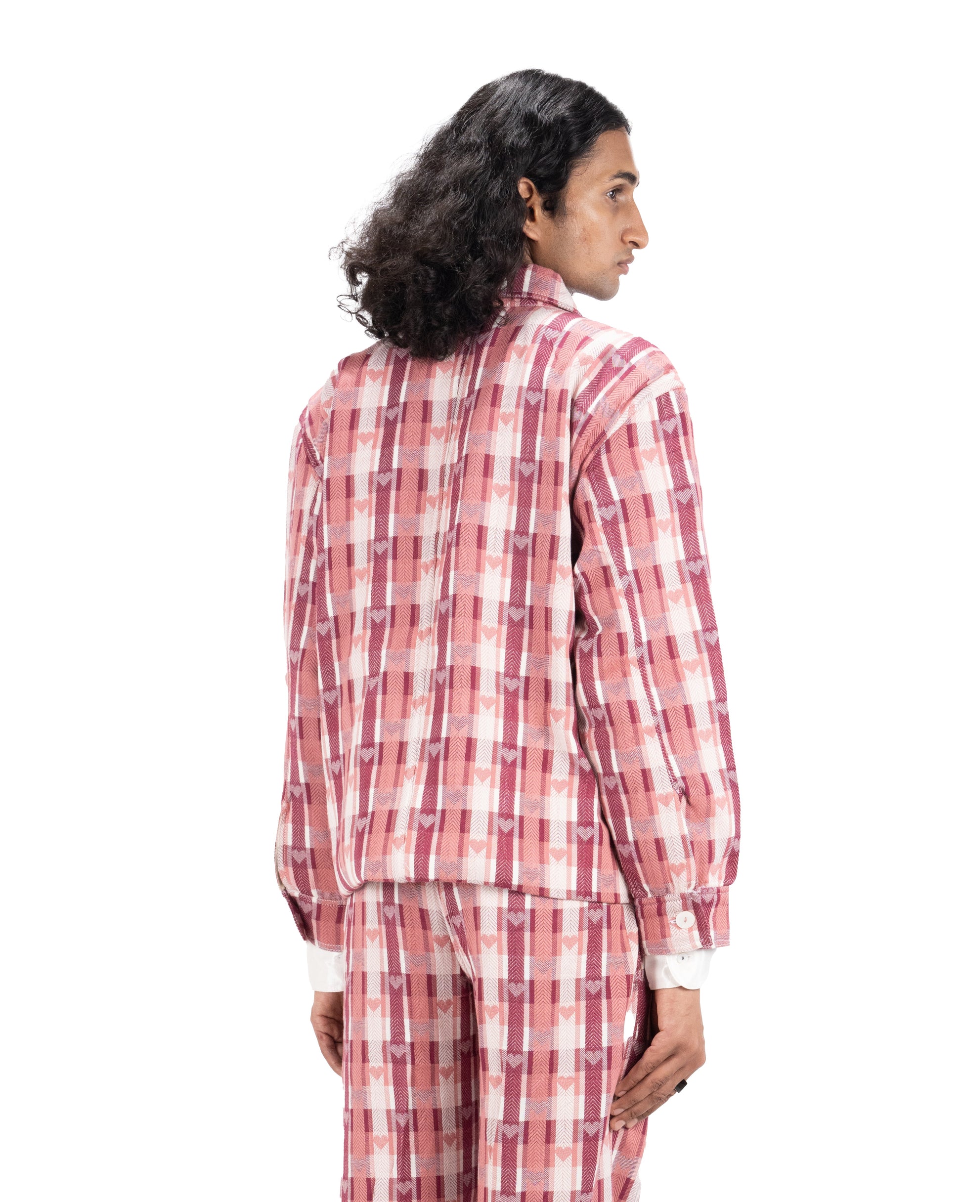 ‘DIL’ MIRROR CHECKERED JACKET - Hindostan Archive 