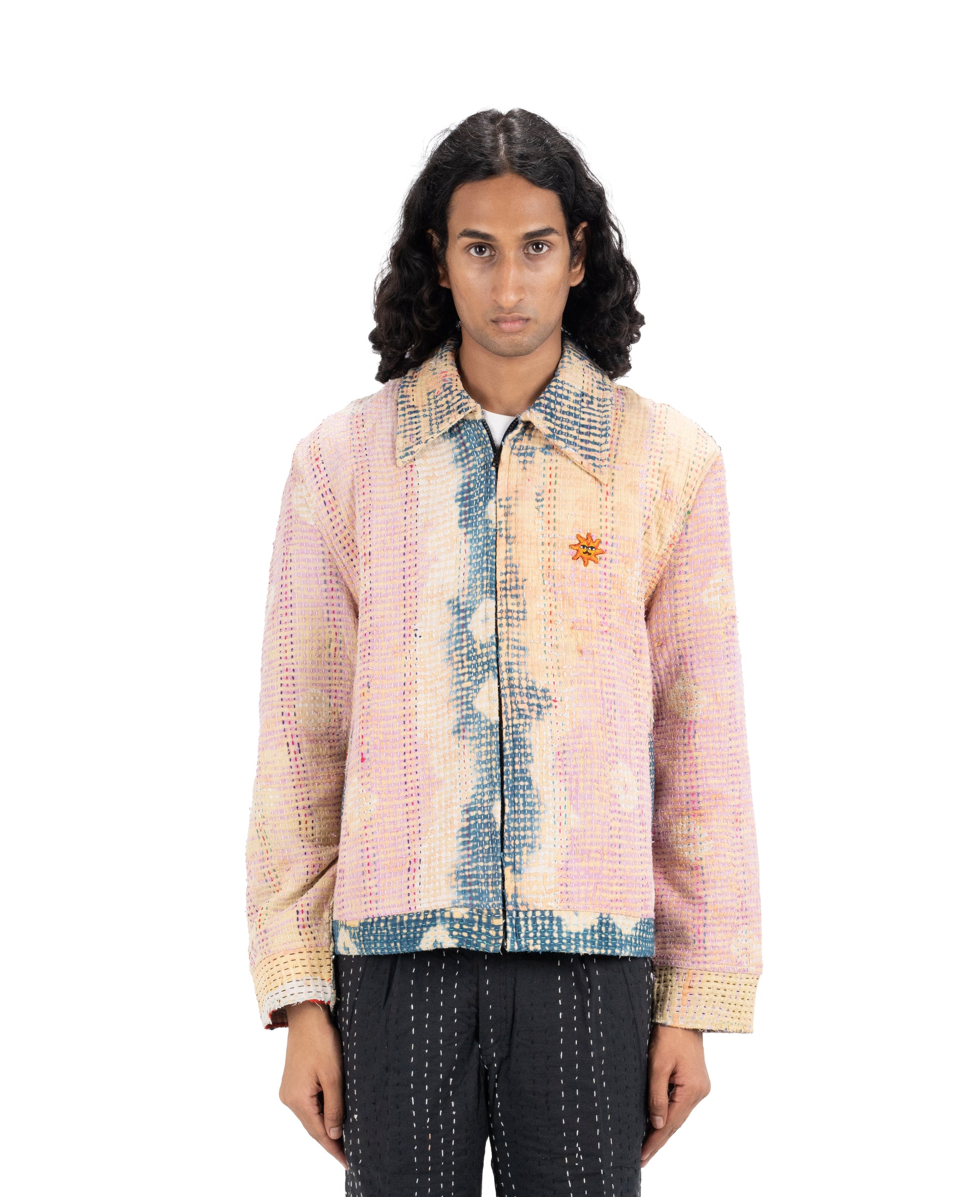 ‘KATAAV’ VINTAGE KANTHA JACKET - Hindostan Archive 