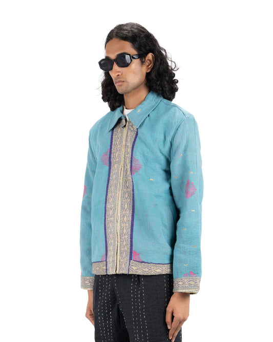 Louis Vuitton multicolor tulle denim jacket