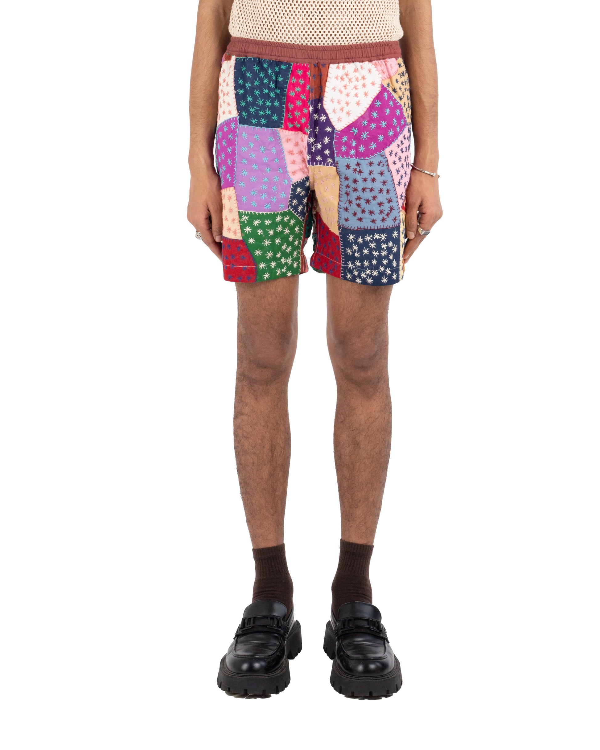 ASTERISK PATCHWORK SHORTS - Hindostan Archive 