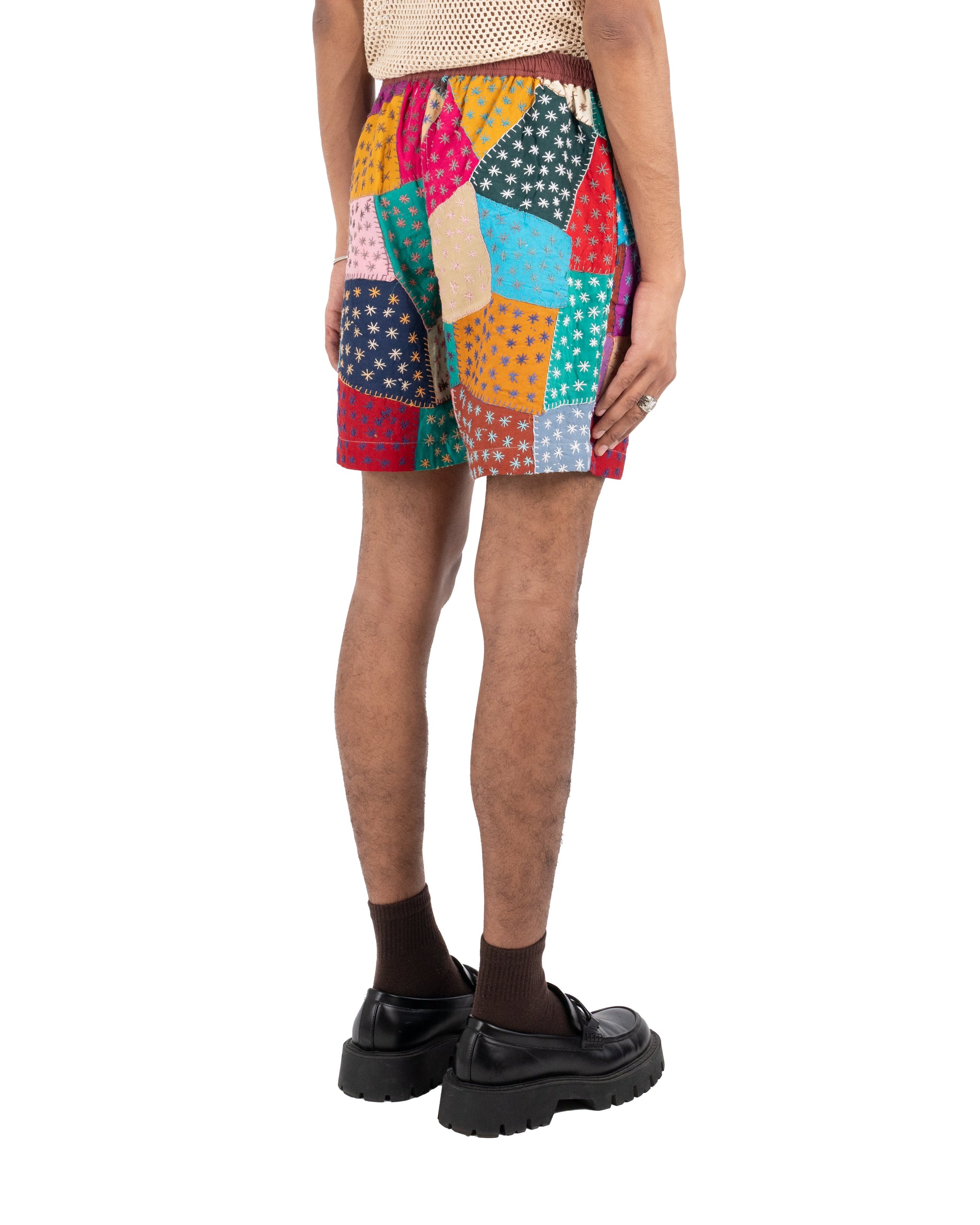 ASTERISK PATCHWORK SHORTS - Hindostan Archive 